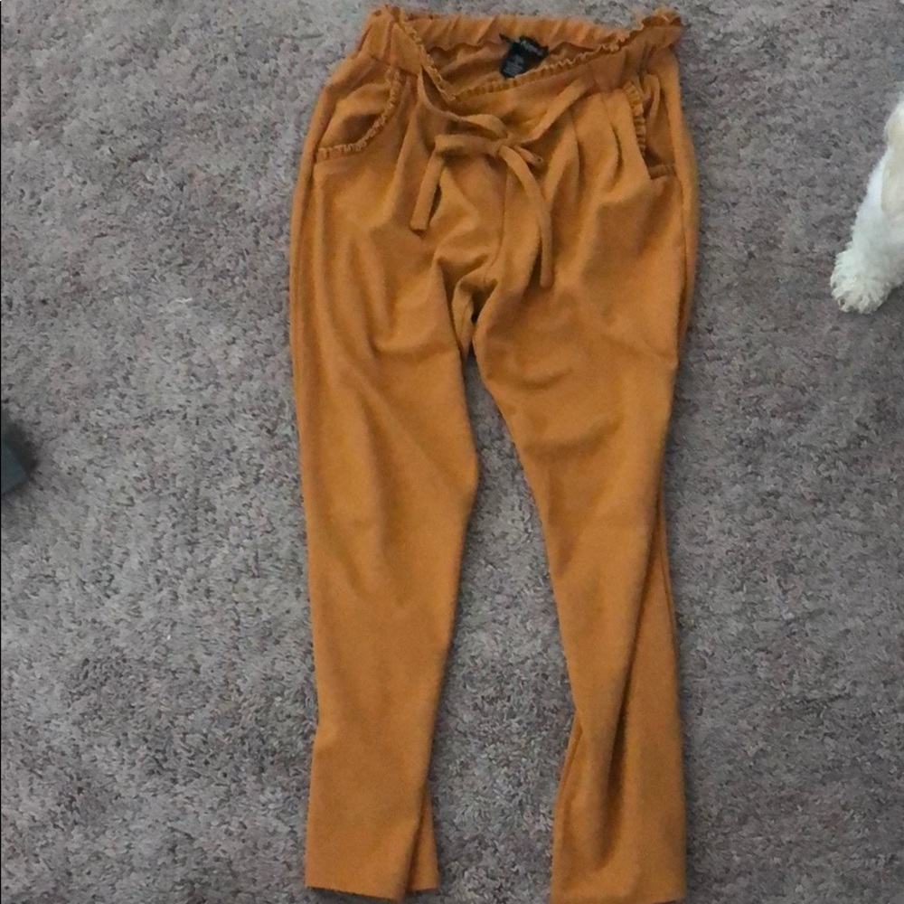 Mustard colored Capri pants
